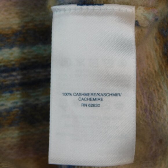 Lands' End Southwestern Print Cashmere Cardigan | Muted Colors | EUC | Large P - Picture 8 of 11